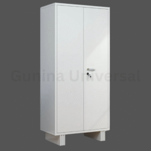 Classic White Two Door Steel Almirah