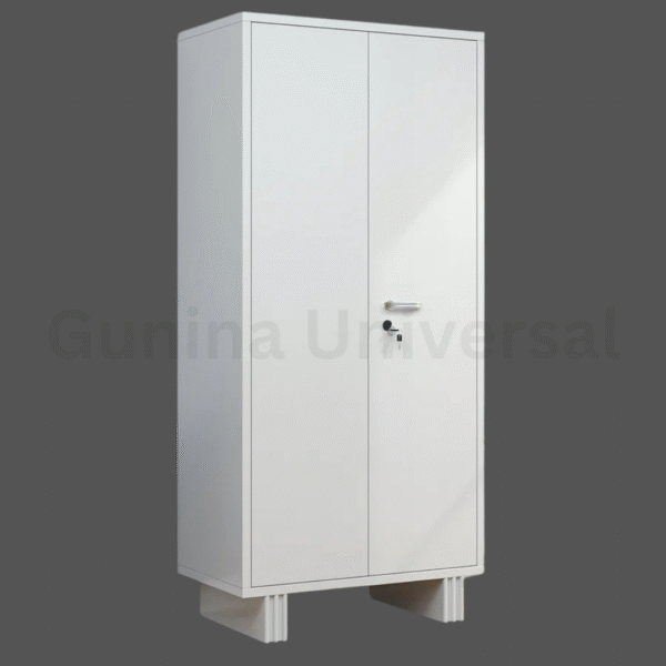 Classic White Two Door Steel Almirah