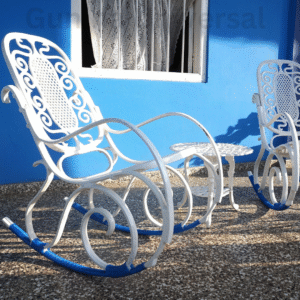Blue Rocking Chair