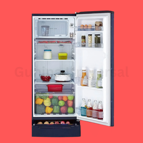 Whirlpool WDE 184L 4 Star Single Door Refrigerator with Base Drawer - Image 3
