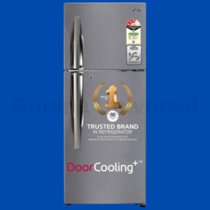 LG 242L Double Door Refrigerator with Door Cooling+™, Smart Diagnosis™, Multi Air Flow, Shiny Steel Finish, 3 Star