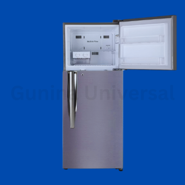 LG 242L Double Door Refrigerator with Door Cooling+™, Smart Diagnosis™, Multi Air Flow, Shiny Steel Finish, 3 Star - Image 3
